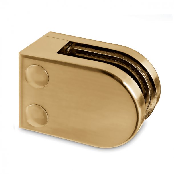 Glasklemme Model 27 PVD - flad eller rr - til 4-6-8-6.76-8,76 mm glas