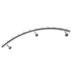 Garderobestnger m. kroge<br> 4 forskellige PVD overflader