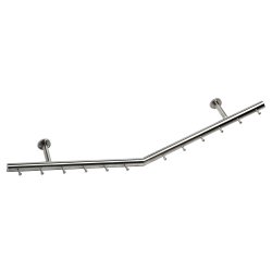 Garderobestnger m. kroge<br> 4 forskellige PVD overflader