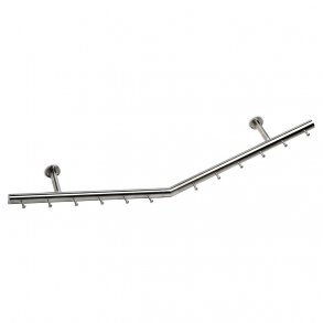 Garderobestnger m. kroge<br> 4 forskellige PVD overflader