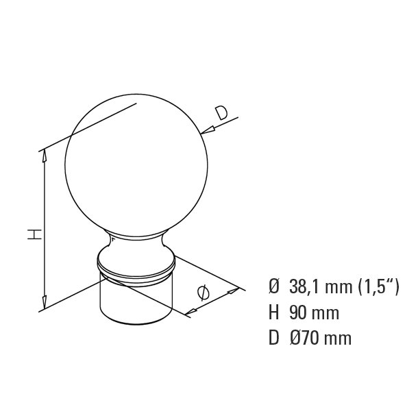 Rrende 25 - 38 mm PVD