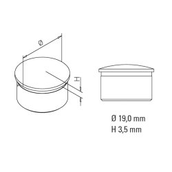 Rrende<br>19 - 25 - 38 -  50 mm PVD