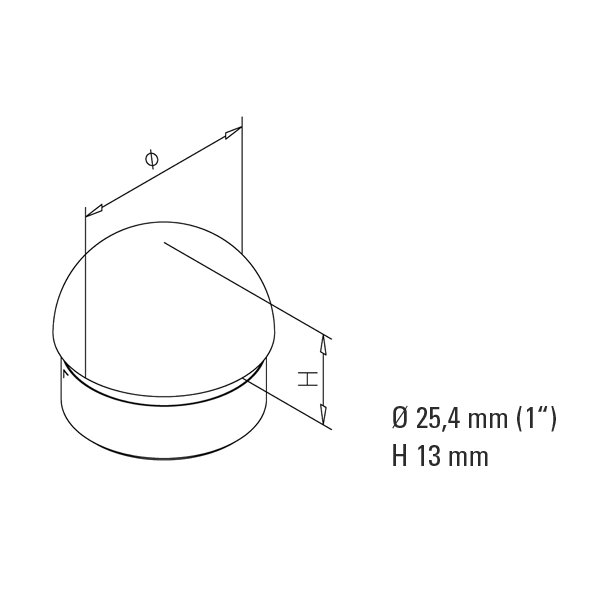Rrende<br> 25 - 38 -  50 mm PVD