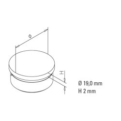 Rrende<br> 19 - 25 - 38 -  50 mm PVD