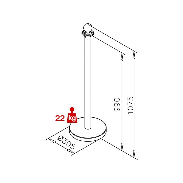 Afsprringsstander PVD