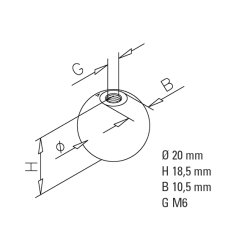 Rrende 20 - 25 - 30 -  40 mm PVD
