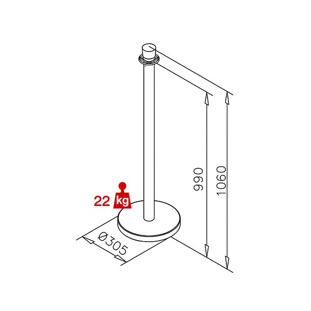 Afsp�rringsstander PVD