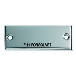 Drgreb incl. rosetter &amp; ngleskilte<br>gamle dre uden 40 mm huller i drpladen