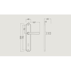 Drgreb m. langskilte