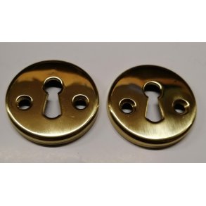 Ngleskilt ASSA, messing 46 mm