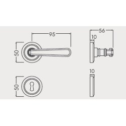 Drgreb incl. rosetter &amp; ngleskilte