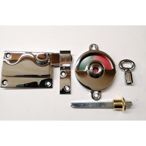 Komplet toiletl�s med n�gle