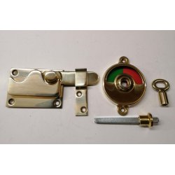 Komplet toiletl�s med n�gle<br>Langt lukke