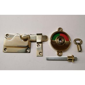 Komplet toiletls med ngle<br>Langt lukke