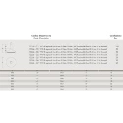 Stilleskrue, fod 35 mm M10