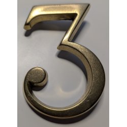 Husnummer 80 mm med stifter