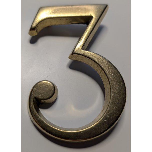 Husnummer 80 mm med stifter