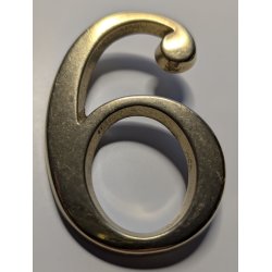 Husnummer 80 mm med stifter