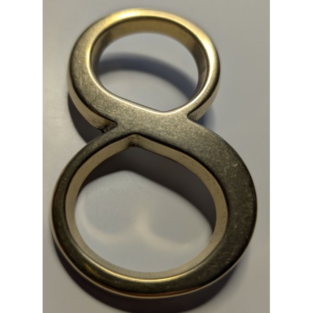 Husnummer 80 mm med stifter