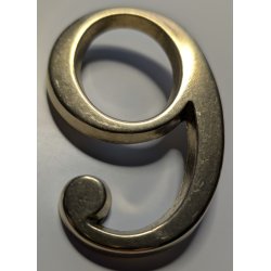 Husnummer 80 mm med stifter