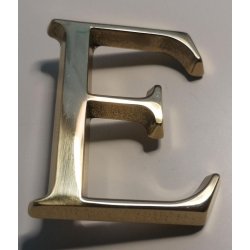 Bogstaver 50mm med stifter Ubehandlet H