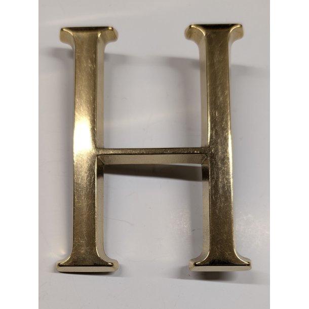 Bogstaver 50mm med stifter Ubehandlet H