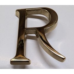 Bogstaver 50mm med stifter Ubehandlet H