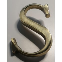 Bogstaver 50mm med stifter Ubehandlet H