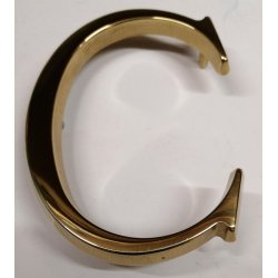 Bogstaver 80mm med stifter Ubehandlet C