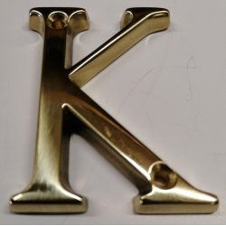 Bogstaver 50mm til skruer