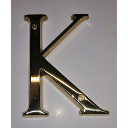 Bogstaver 80mm til skruer