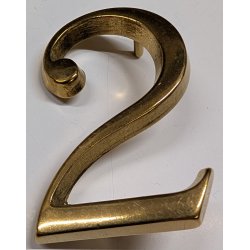 Husnummer 50 mm med stifter