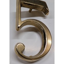 Husnummer 50 mm med stifter