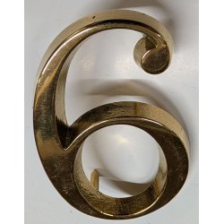 Husnummer 50 mm med stifter