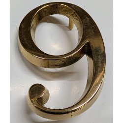 Husnummer 50 mm med stifter