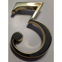 Husnummer 80 mm med stifter