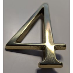 Husnummer 80 mm med stifter