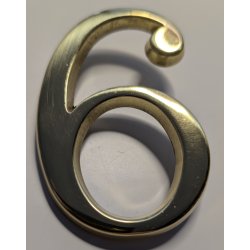 Husnummer 80 mm med stifter