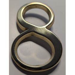 Husnummer 80 mm med stifter
