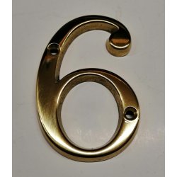 Husnummer 80 mm til skruer