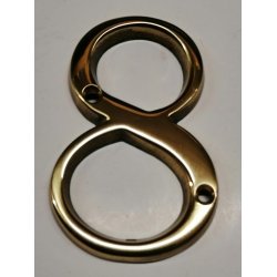 Husnummer 80 mm til skruer