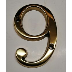 Husnummer 80 mm til skruer