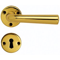 Drgreb incl. rosetter &amp; ngleskilte<br>gamle dre uden 40 mm huller i drpladen