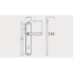 Drgreb m. langskilte