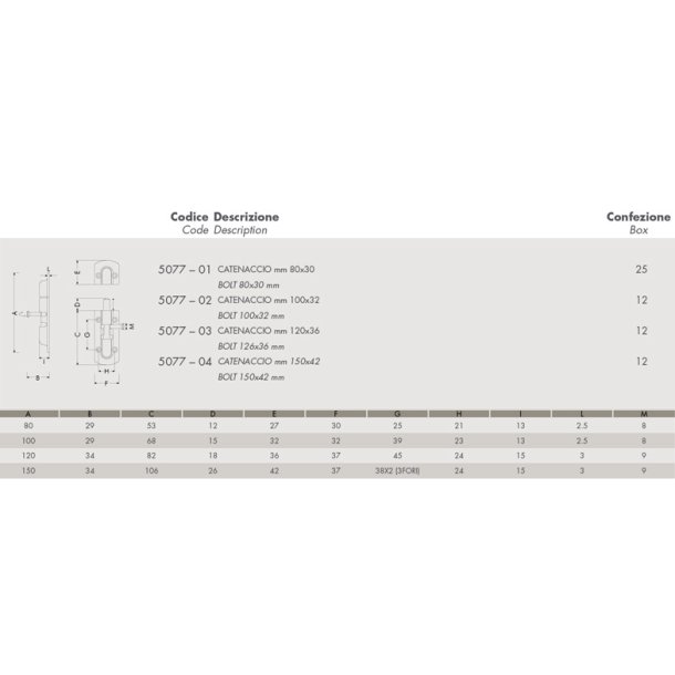 Skudrigle 42 x 150 mm