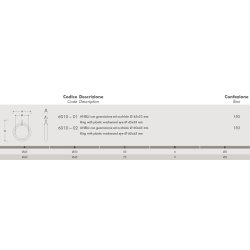 Gardinringe med indlg