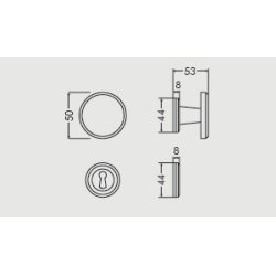 D�rgreb incl. rosetter &amp; n�gleskilte