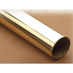 Messing rr glat  20 mm - 1.5 mm tykkelse