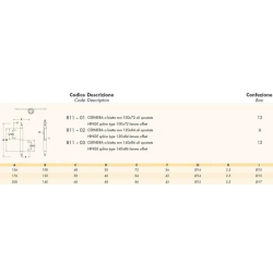Hngsler, messing 120x80 mm