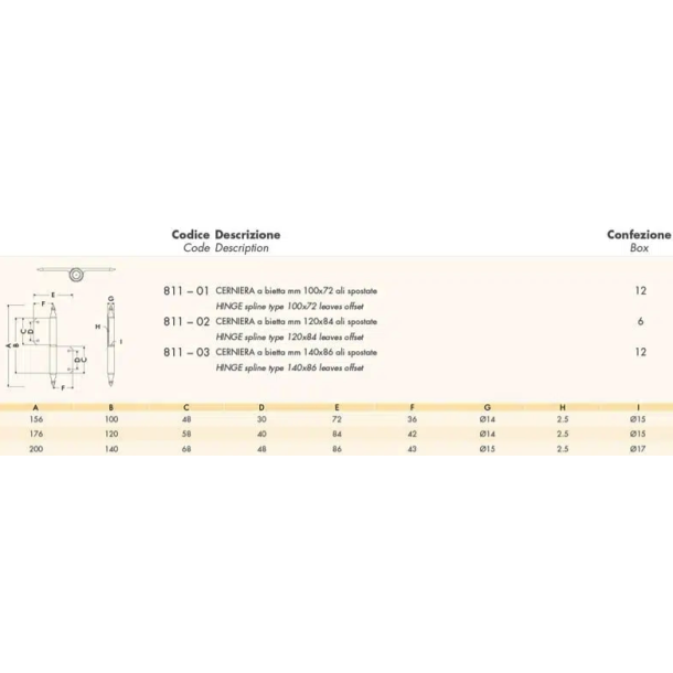Hngsler, messing 120x80 mm
